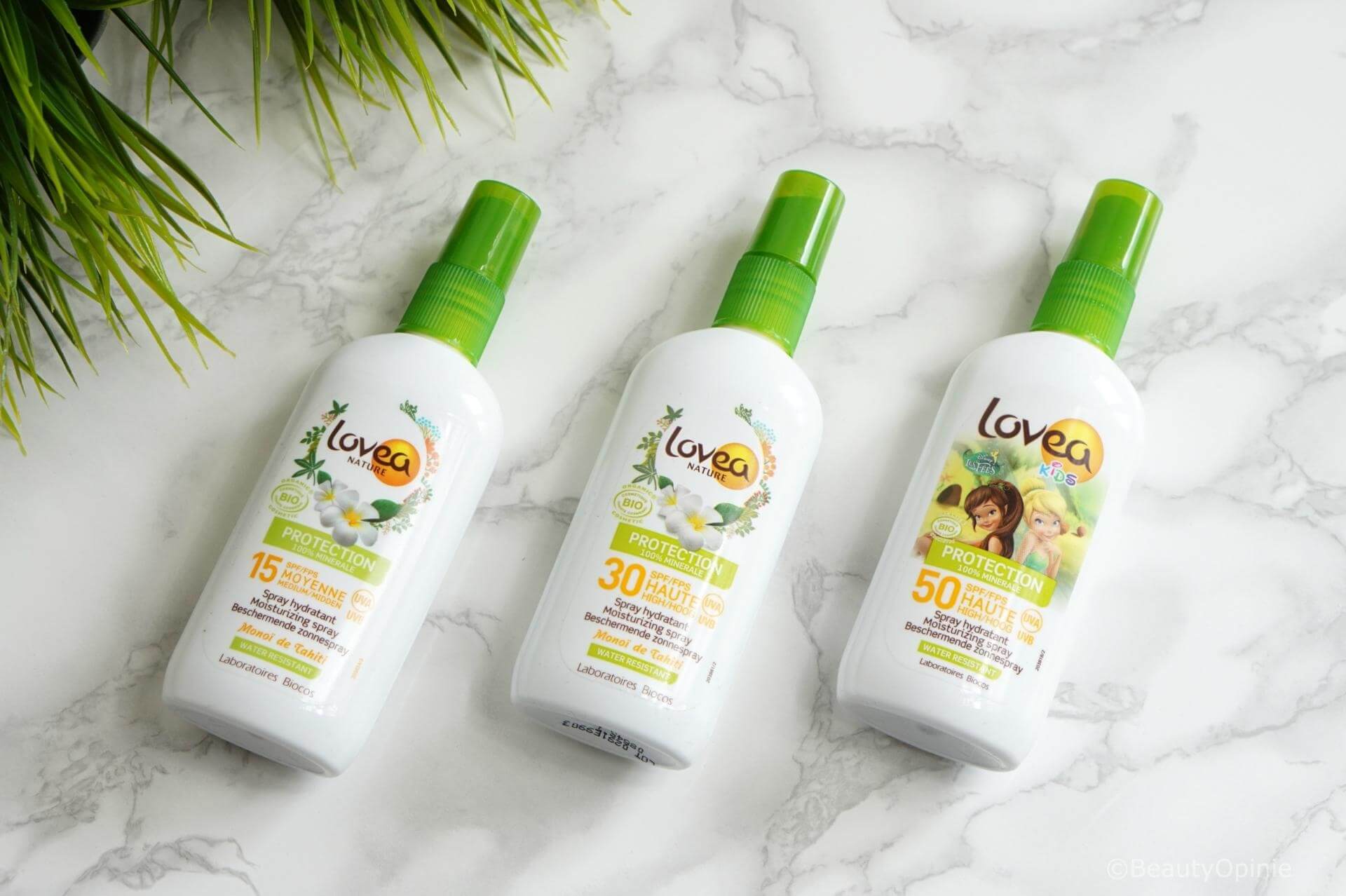 LOVEA BIO Sun Sprays met factor