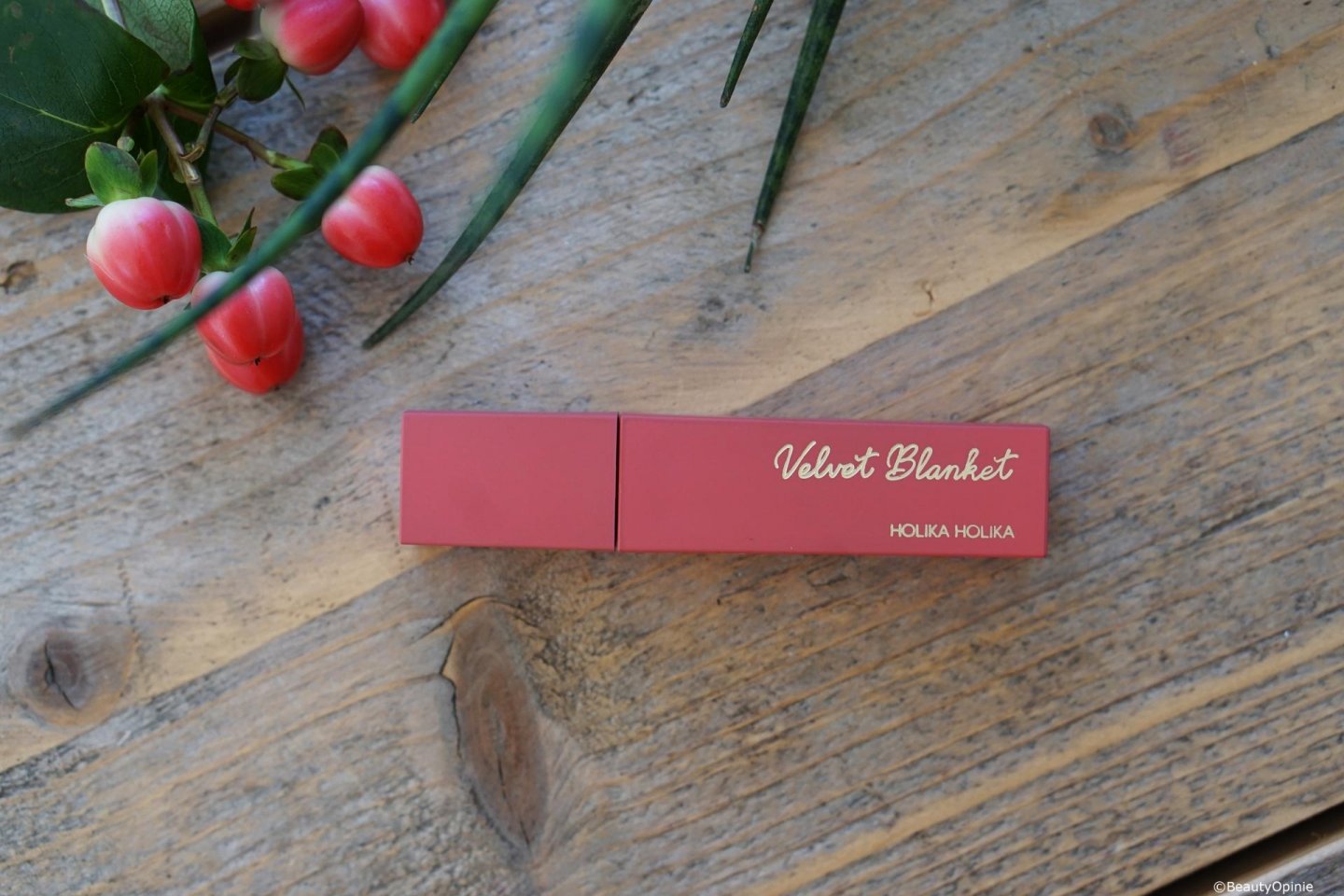 Review Holika Holika lipstick velvet blanket