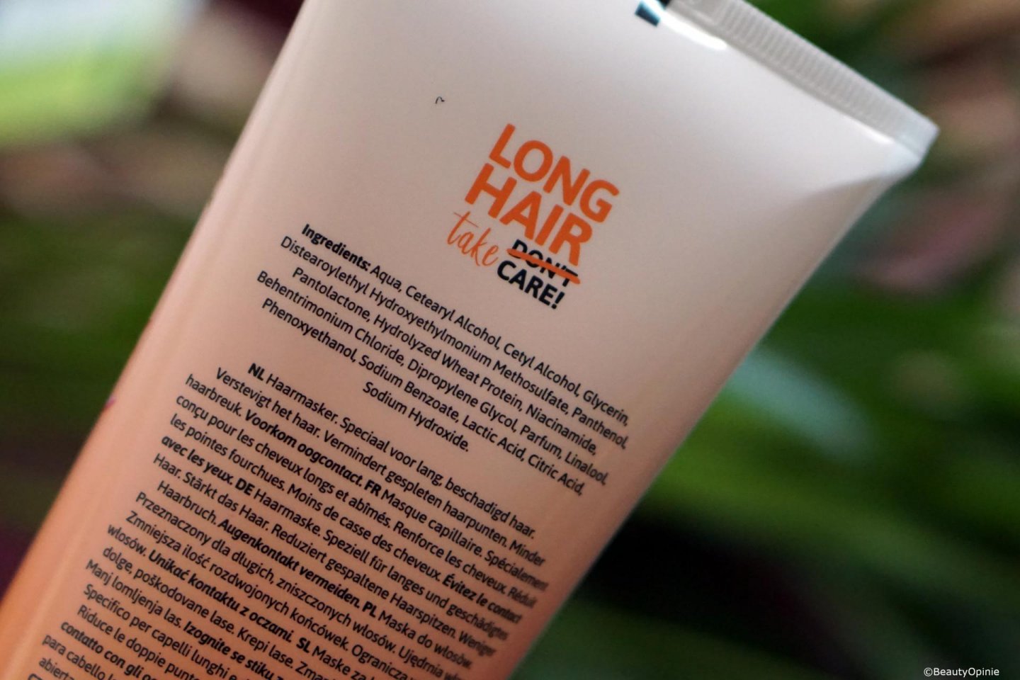 ingredienten Long hair take care masker van Action